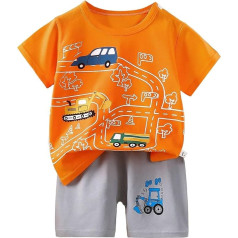 Generisch 2025 2tlg babykleidung set sommer t-shirt und kurze hose ärmelloses jungen mit kapuze trainingsanzug kurz bekleidungssets lose sportanzug weiche baumwollmischung für 7-12 jahre