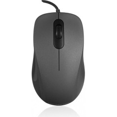 M10s klusa melna vadu optiskā pele