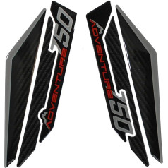 Tankpad Decor Compatible with Honda 750 Transalp Black Grey X550902VA