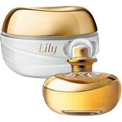 O Boticário Lily Perfume & Skin Care Gift Set with 2 Products, Lily Perfumed Body Cream, Satin, 250g and Lily Perfume, Eau de Parfum, EDP, 75ml