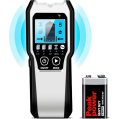 FOLAI Metal Detector, 5 in 1 Digital Wall Detector and Graphics, Hand Tools, Metal Detector, Cable and Pipe Detector, Wall Scanner for Detecting Low Voltage Cables and Metals