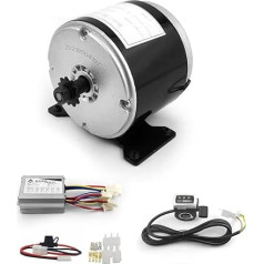 24V 36V 350W DC Motor Skateboard DIY 350W Motion Equipment Bicycle Motor High Motor Use 25H Chains (24V350W Thumb KitW)