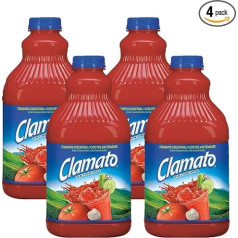Clamato Tomato Cocktail Concentrate 4 x 946ml Pack Promoo
