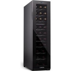 Klarstein Freestanding Wine Fridge 2 Zones, Drinks Fridge Small, Small Wine Cabinet, Wine Fridge Small with Glass Door, Indoor/Outdoor Bottle Fridge, 27 Bottles