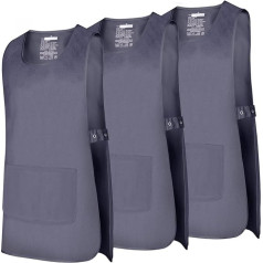 MISEMIYA - Pack of 3 Units - Apron Cleaning Work Uniform Clinic Hospital Cleaning Veterinarian Health Hospital - Ref.868