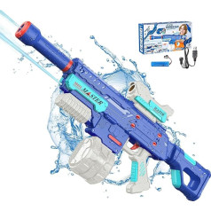 OKKIDY Water Gun: 3 Modes, 650 ml, 32 ft Range, USB Chargeable, for Kids, Teens & Adults