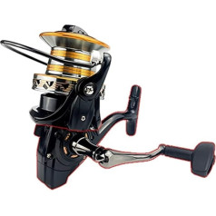 CYMMIYT Angelrolle Angelrolle 12000 10000 9000 Metail Line Cup 30 kg Max Drag Salzwasser Spinnrolle Spule(Nylon Reel Feet,12000 Series)