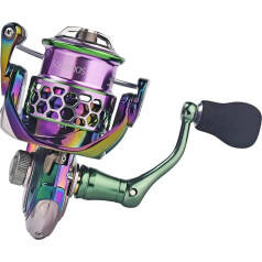 YIWENG 9+1BB Spinning Reel 5.2:1 with Interchangeable Left and Right Handle, Fishing Reel
