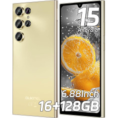 OUKITEL C61 Android 15 Smartphone Without Contract, 16GB + 128GB / 1TB Mobile Phone Without Contract, 6.88 Inch HD+ 90Hz Screen, 5150 mAh Mobile Phone Cheap, 13MP + 5MP, 4G Dual SIM Simlock-free