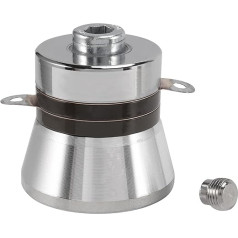 RI-LAVO TS-48-40K Piezoelectric Sound Transducer with Pin M8-60W, Diameter 59 mm, Frequency 40 kHz - Steel, High Efficiency for Industrial Cleaning