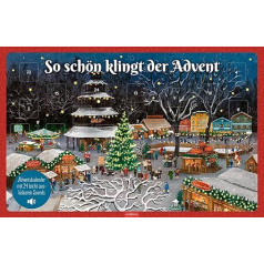 So schön klingt der Advent: Adventskalender mit 24 leicht auslösbaren Sounds | Soundspaß für die ganze Familie: Mit 24 stimmungsvollen Weihnachtsliedern