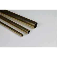 Dyer brass pipe MS63 42-120 mm diameter 80x1 mm length 1 metre CuZn37 CW508L round pipe