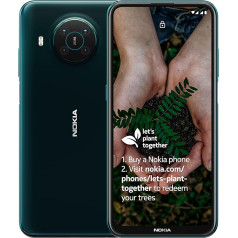 Nokia X10 6.67 Inch Android UK SIM Free Smartphone with 5G Connectivity - 6GB RAM and 64GB Memory (Dual SIM) - Forest Green