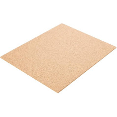 Efco Pressed Cork 20 x 25 cm 3 mm, Brown, 20x25x1 cm
