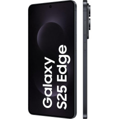 Samsung Galaxy S25 Edge AI Smartphone with Galaxy AI, No Contract, Mobile Phone with Android, 12 GB RAM, 512 GB Memory, 200 MP Camera, Titanium JetBlack