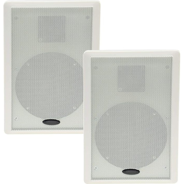 Flatpanel-Lautsprecher, 40W, weiß, Surround, 4 Ohm, 86dB, 2-Wege, Paar