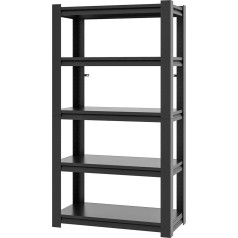 OPTYMIRA Garage Shelf, Garage Shelf, 2000 Lb, Heavy Duty, Adjustable, 5 Tiers, Metal Shelf, Organiser, Storage, Garage Shelves, Shelving and Industrial Shelving for Garage, Warehouse