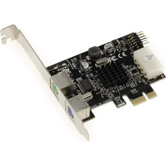 KALEA-INFORMATIQUE PCIe x1 PS/2 Card - 2 PS2 Keyboard Mouse Ports + 1 Internal 9 Pin USB 2.0 Port with ASIX 9990 Chipset High/Low Profile