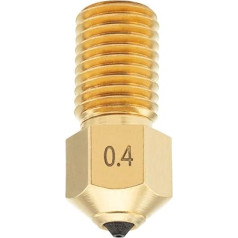 DUROZZLE Diamond PCD Nozzle 0.4mm for Ultimaker 3 / Ultimaker 5s 3D Printer Hardened High Precision for Precise Additive Manufacturing