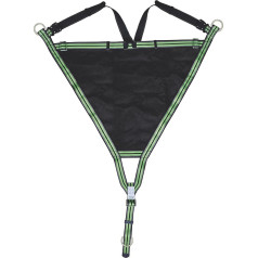 Kratos Safety Rescue Triangle with D-Rings and Adjustable Shoulder Straps, Universal Size, EN1498