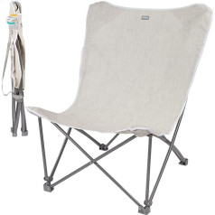 Aktive 62638 Outdoor Folding Chair for Camping, Beach, Garden, Dimensions 78 x 76 x 90 cm, Includes Carry Handle, Maximum Load 115 kg, Folding Chairs, Outdoor Chairs, Camping
