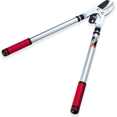 Kimura® Pro Heavy Duty Pruning Shears - Premium Anvil Loppers with Advanced Ratchet Mechanism, Lightweight Telescopic Handles, Japanese SK5 Steel Blades, Extendable Pruner 650-950mm