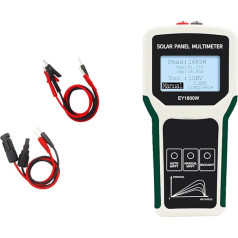 MPPT Solars Power Analyzers 5 1800W Kapazität 60 V Photovoltaik Tester Mit Hintergrundlichtern LCD Und Überlastungsschutz