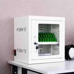 Multi-Slot USB Wiederaufladbare Handy-Ladestation - Sicherer abschließbarer Schrank für Schulen, Kirchen und Flughäfen