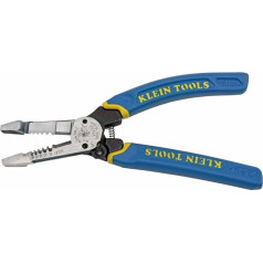 Wire Cutter and Wire Stripper, Cuts Solid Wire and Stranded Wire, with Screw Shearing Klein Tools K12055