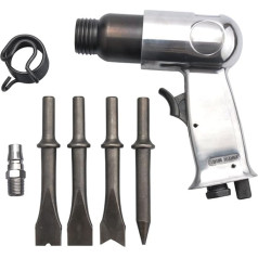 Air Hammer 150 Pneumatic Chipping Hammer Air Chisel Shovel Spade Rust Remover Wind Derust Tools with 4 Heads