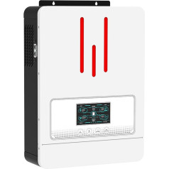 Y&H Hybrid Solar Inverter 3200W DC 24V to AC 230V Battery-Free Start BMS Off-grid Pure Sine Wave Inverter with 80A MPPT Solar Charger + AC Charger, Max.