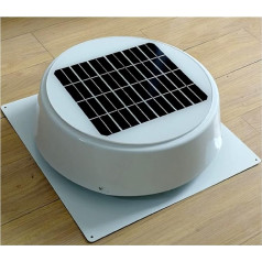 10W Solar Dachbauer Lüfterdach Dach montiert Abgasventilator 530CFM für Treibhaus Garage Mobile Toilettengarten Wohnheime