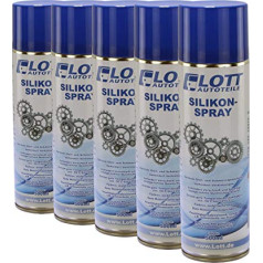 5 x Lott Silicone Spray 500 ml / Silicone Spray Lubricant Silicone Spray