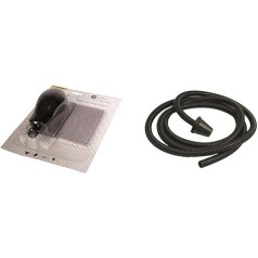 Mirka Hand Block Set Sanding Block with Suction 70 x 125 mm, Velcro, Includes 3 Abranet Mesh Sanding Strips Grain P120 and Suction Hose 4 m x Diameter 20 mm for Hand Blocks and Sanding Blocks with