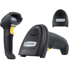 QR & Barcode Scanner for LCD Screen Scanning, Wired, 300 Scans Per Second, Manual Scanning, Light and Sound Signal, Code Reading, Sale Point, Wired Reader, HDWR HD630