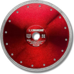 LXDIAMOND Diamond Cutting Disc 230 mm x 22.23 mm Diamond Disc for Porcelain Stoneware Tiles Natural Stone Tiles Extra Thin Premium Cutting Disc 230 mm