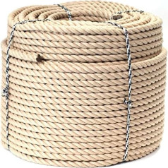 Everlasto 14mm Synthetic Polyhemp/Hemp Rope Various Lengths (14mm x 50m)