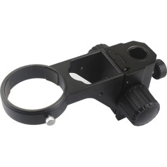 Mikroskop-Zubehör, weiß/schwarz, 76 mm Durchmesser, Mikroskop-Ständer, Halterung, Stereo-Zoom-Mikroskop, verstellbar, industrielles Trinokular-Fernglas-Mikroskoparme, Haltbarkeit und zuverlässige