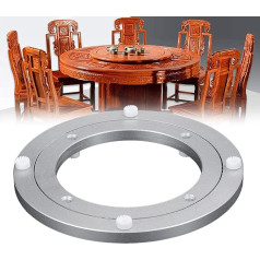 Drehteller Lazy Susan, Drehteller-Basislager für Küchen-Esstisch, Hochleistungs-Tischlager, drehbares Aluminium-Kugellager, runder Tischständersockel (18 Zoll (450 mm))