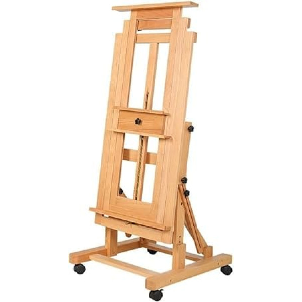 CONGRUI Multifunctional Dual Purpose Easel Full Floor Stand Oil Painting Stand Chinese Painting Easel