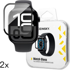 Rūdīts stikls Apple Watch 42mm Full Glue - 2 gab.