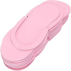 12 Pairs Disposable Flip Flops, Spa Flip Flops, Disposable Pedicure Slippers Nail Art Flip Flops 3mm Thick Portable Slippers for Hotel Travel Spa Center 42 Indoor Outdoor, pink
