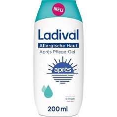 Ladival Après Care Gel for Allergic Skin - Sun Cream Cooling and Moisturising for Sun Allergy and Mallorca Acne, for Sensitive Skin, Adults & Children from 6 Months, Ladival 200 ml