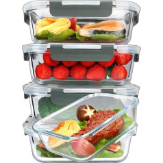 Mcirco Glass Food Containers - Set of 5