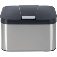 Onvaya® Organic waste bin for the kitchen, compost bin with lid, stainless steel waste container for organic waste, organic waste bin, odour-free and airtight, 4.3 litres