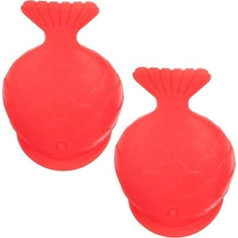 OATIPHO 2 Stück Silikon Fisch Lippenfüller Lippen Natürlicher Lippenfüller Lippenfüller Werkzeug Glanz Weibliches Schönheitsverbesserungswerkzeug Fischförmiger Lippenverstärker