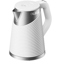 OLEGA Boiling Water Kettle, 1800 W, Fast Boiling Hot Water Kettle, 1.8 L Portable Kettle, Tea Kettle, Electric Tea Kettle, BPA-Free, Energy Saving, Safe Design