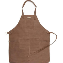 DRAKENSBERG 'Bob' Leder Grillschürze für Männer, Extra Gross, Übergröße, Herren, BBQ Lederschürze, hochwertig