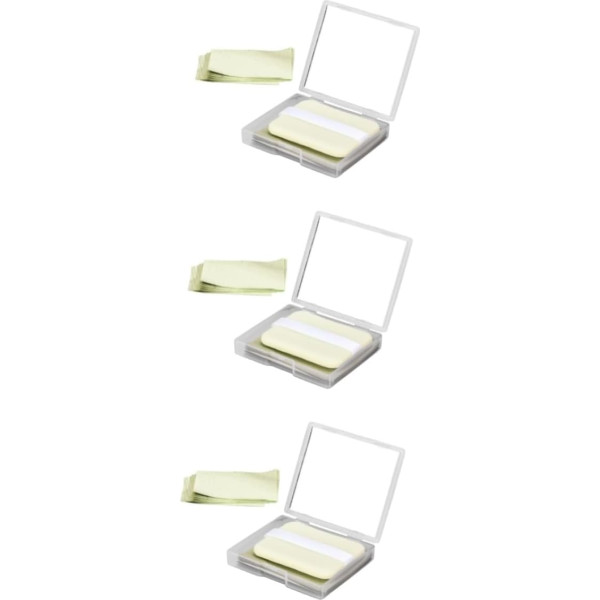 NIYANGLE 3 Sets Green Tea Oil Absorbing Paper Oily Skin Care Blotting Clean Face Oil Absorbing Paper for Face Oil Absorbing Fabric Oil Absorbing Papers Hemp Paper