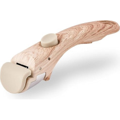 RIOVARM Removable Handle for Frying Pan, Removable Handle for Stackable Cookware Set, Bakelite Handle with Wood Grain, Handles for Pan & Pot, Handle for Universal Pan